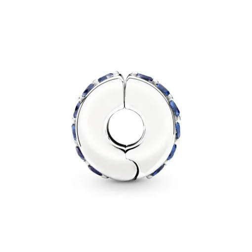 Charm Femme PANDORA CLIP ÉCLAT BLEU Argent 925/1000