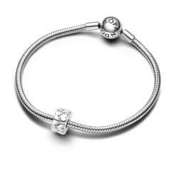 Charm Femme PANDORA CLIP MOTIF CŒUR Argent 925/1000
