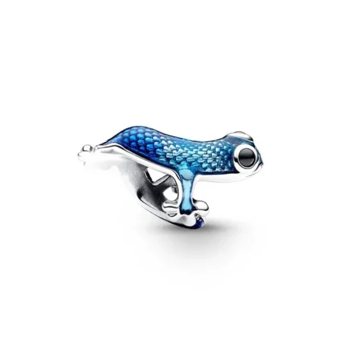 Charm Femme Pandora Moments Gecko Bleu Métallique 792701C01
