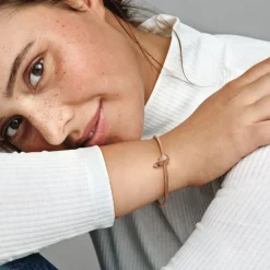 Charm Femme Pandora Moments Clip Pendant Scintillant Cœurs de l'Infini 782253C01