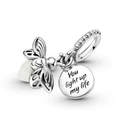 Charm Femme PANDORA PENDANT LUCIOLE PHOSPHORESCENTE Argent 925/1000