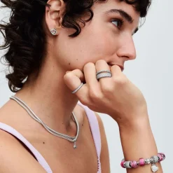 Charm Pandora Fleur Rose 793212C01