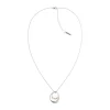Collier femme CALVIN KLEIN WARPED RINGS acier bicolore