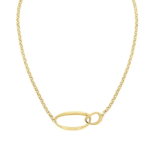 Collier Femme CALVIN KLEIN PLAYFUL ORGANIC SHAPES Acier Doré