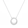 Collier Femme Cercles entrelacés EDORA ARGENT 925/1000 et Oxydes