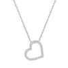 Collier Femme Coeur ARGENT 925/1000 et Oxydes