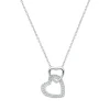 Collier Femme Coeurs ARGENT 925/1000 et Oxydes