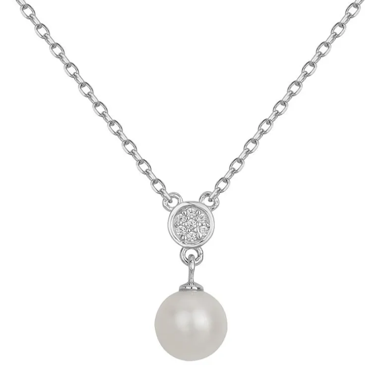 Collier Femme EDORA ARGENT 925/1000 et Perle d'eau douce 70700894