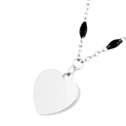 Collier Femme EDORA Coeur Acier Argenté EDO432245