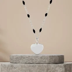 Collier Femme EDORA Coeur Acier Argenté EDO432245