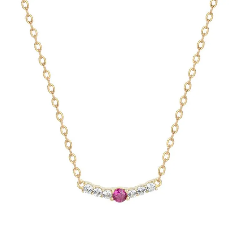 Collier Femme EDORA PLAQUE OR et Oxydes EDO66700072