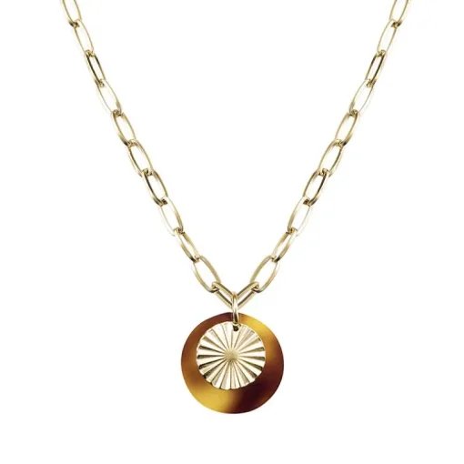 Collier Femme GO MADEMOISELLE Acier Doré 608524
