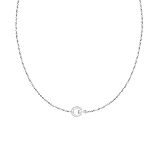Collier femme LINKS AGATHA ARGENT 925/1000 et oxydes