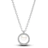 Collier Femme Pandora ARGENT 925/1000 Perle de Culture d'Eau Douce Traitée & Pavé 393165C01-45