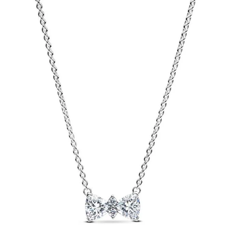 Collier Femme Pandora ARGENT 925/1000 Nœud Scintillant 393509C01-45