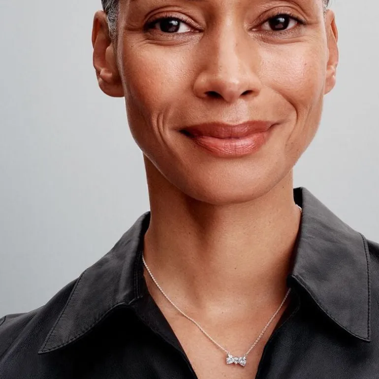 Collier Femme Pandora ARGENT 925/1000 Nœud Scintillant 393509C01-45