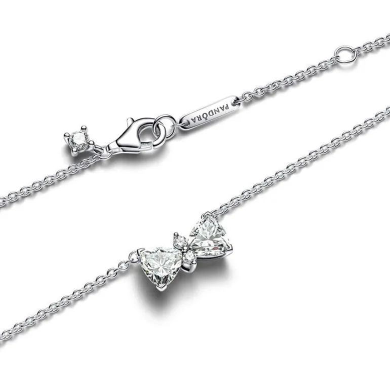 Collier Femme Pandora ARGENT 925/1000 Nœud Scintillant 393509C01-45