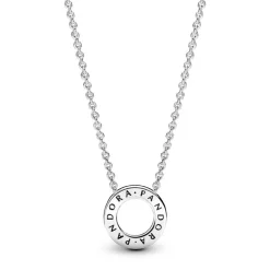 Collier Femme PANDORA CERCLE PAVÉ SIGNATURE Argent 925/1000