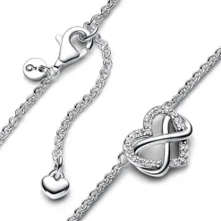 Collier Femme PANDORA CŒUR INFINI SCINTILLANT Argent 925/1000