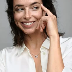 Collier Femme PANDORA CŒUR INFINI SCINTILLANT Argent 925/1000