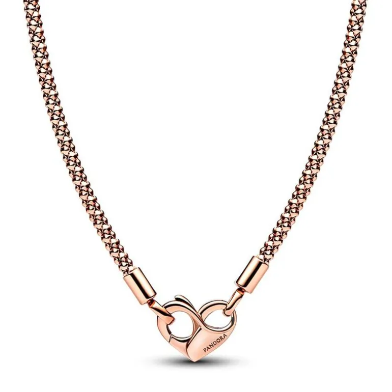 Collier Femme Pandora Moments Chaîne Cloutée 382451C00