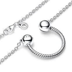 Collier Femme Pandora Moments avec Pendentif Fer à Cheval 392747C00
