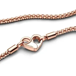 Collier Femme Pandora Moments Chaîne Cloutée 382451C00