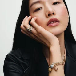 Collier Femme Pandora Moments Chaîne Cloutée 382451C00