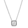Collier Femme Pandora Timeless Halo Scintillant Carré 396241CZ