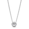 Collier Femme Pandora Timeless Pendentif Halo Rond Scintillant 391174C01