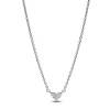 Collier Femme Pandora Timeless Cœur Trois Pierres 393014C01