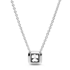 Collier Femme Pandora Timeless Halo Scintillant Carré 396241CZ