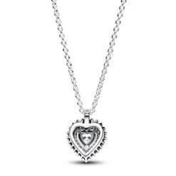 Collier Femme Pandora Timeless à Pendentif Halo Cœur Scintillant 393099C01