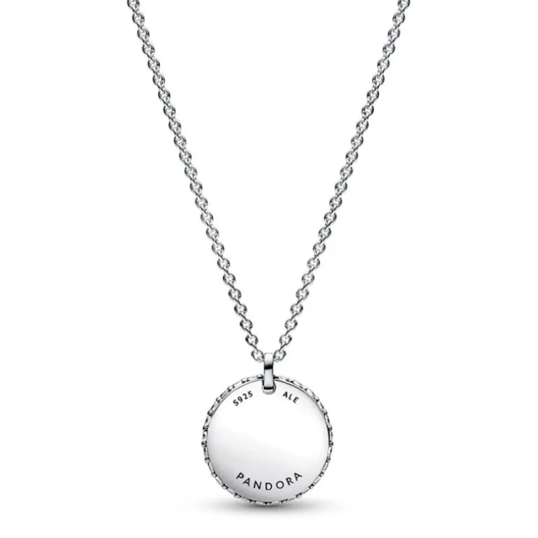 Collier Femme Pandora Timeless Pendentif Rond Pavé 392632C01