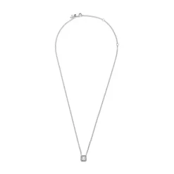 Collier Femme Pandora Timeless Halo Scintillant Carré 396241CZ