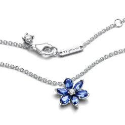 Collier Femme Pandora Timeless à Pendentif Herbier Bleu Scintillant 392387C02
