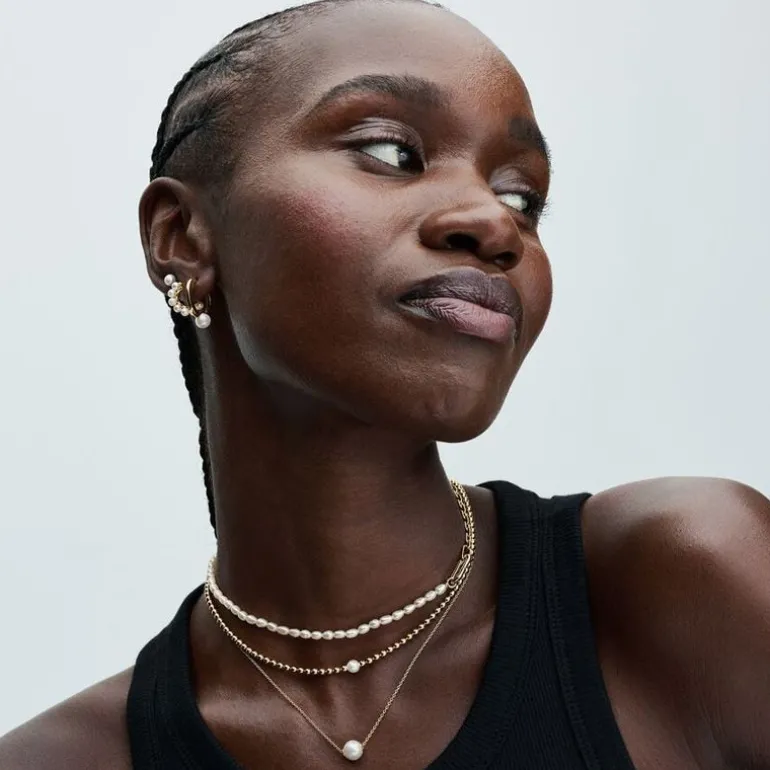 Collier Femme Pandora Timeless Perle de Culture d'Eau Douce Traitée 363167C01