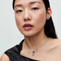 Collier Femme Pandora Timeless à Pendentif Herbier Bleu Scintillant 392387C02