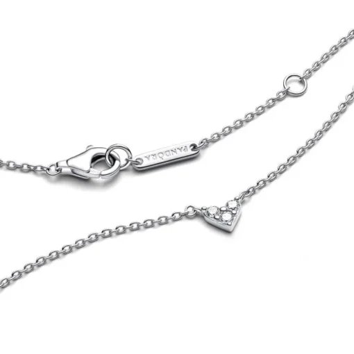 Collier Femme Pandora Timeless Cœur Trois Pierres 393014C01