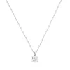 Collier Femme Solitaire ARGENT 925/1000 et Oxyde