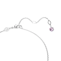 Collier Femme SWAROVSKI GEMA EN Y Métal Rhodié et Cristaux 5692421