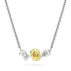 Collier Femme SWAROVSKI MESMERA JAUNE Métal Rhodié Blanc