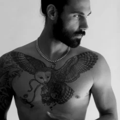 Collier Homme Aigle PHEBUS LEGEND Acier