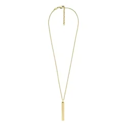 Collier Homme 55.9CM FOSSIL HARLOW LINEAR TEXTURE Acier Doré