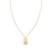 Collier Plaque Homme TOMMY HILFIGER ICONIC STRIPES Acier Doré