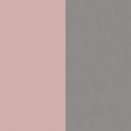 Cuir Cœur Colliers et Joncs 17mm LES GEORGETTES Rose Clair Gris Clair
