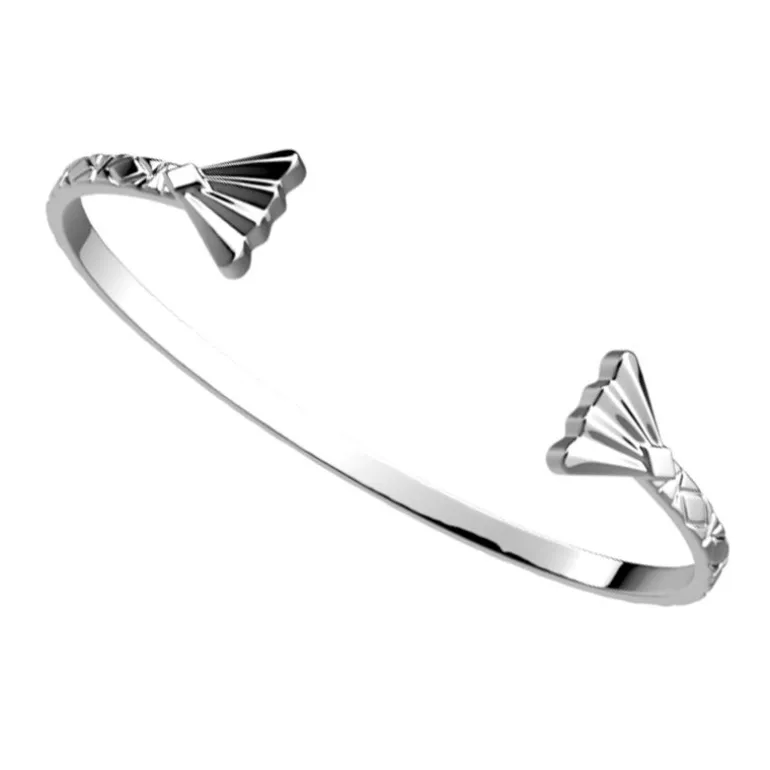 Jonc Femme LES CADETTES ÉVENTAIL Laiton Argenté