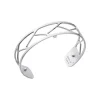 Manchette Femme 14mm M LES GEORGETTES TRESSE Laiton Argenté