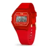 Montre Digitale Femme S ICE WATCH DIGIT RETRO RED PASSION Silicone Rouge