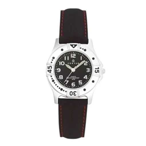 Montre Enfant CERTUS JUNIOR Cuir Noir